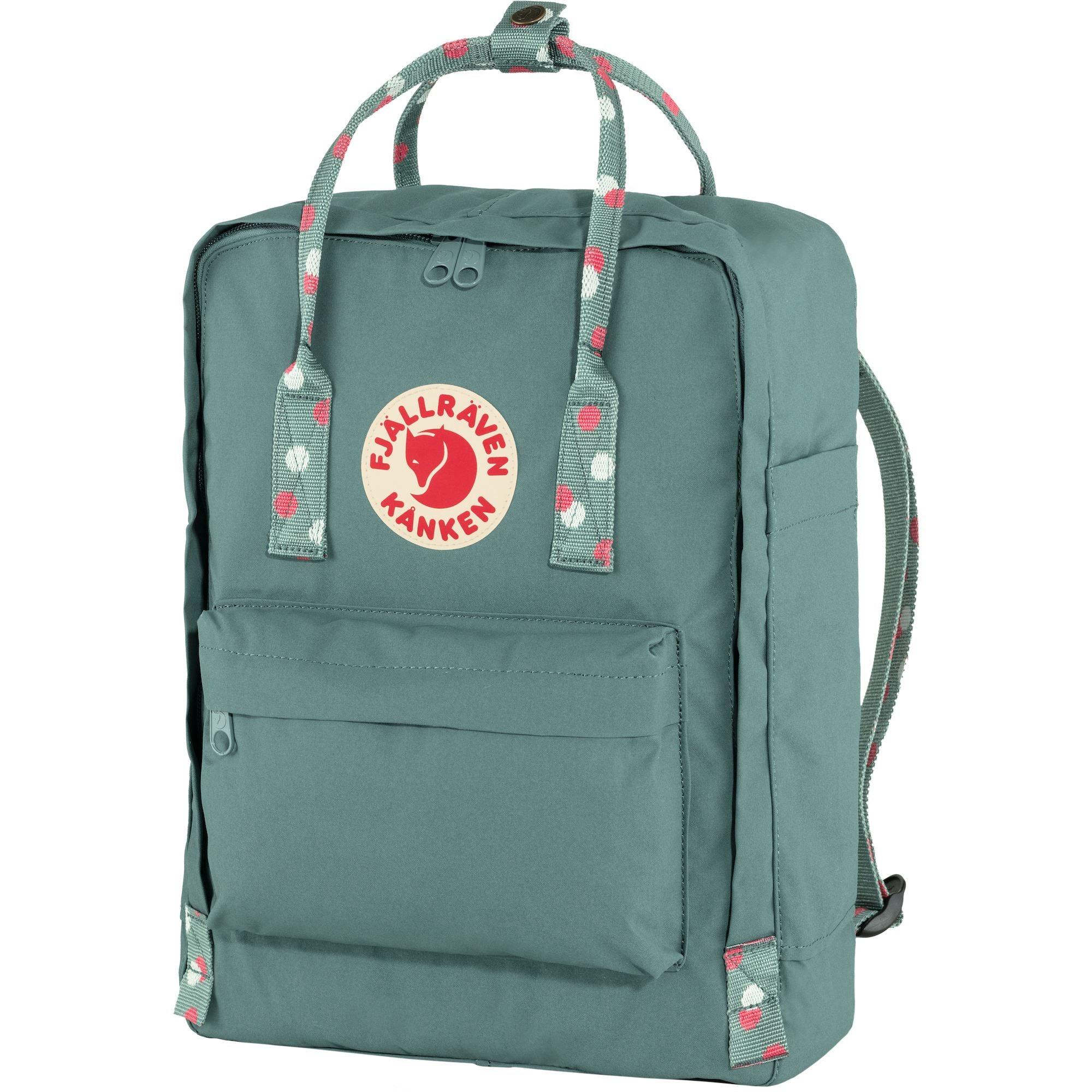 Mochila Fjällräven Kanken Frost Green Confetti Pattern - ECRU