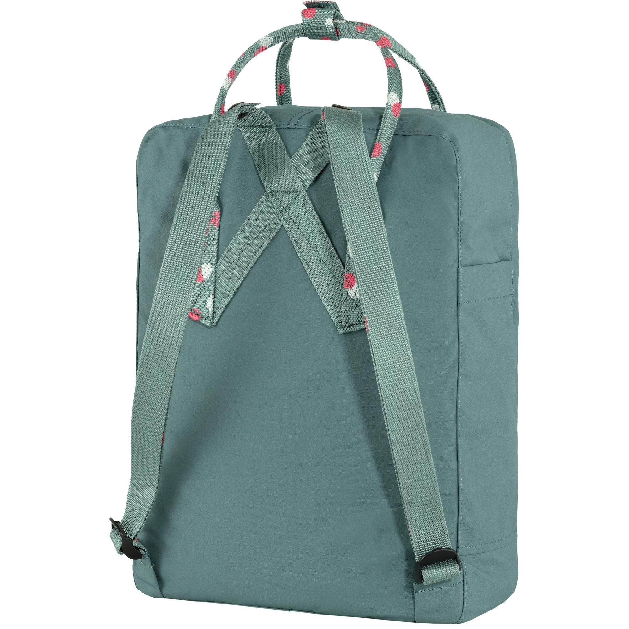 Mochila Fjällräven Kanken Frost Green Confetti Pattern - ECRU