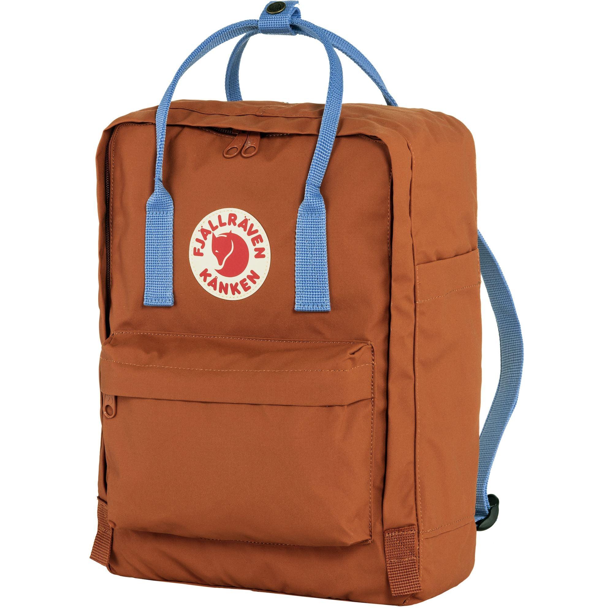 Mochila Fjallraven Kanken Terracotta Brown Ultramarine - ECRU