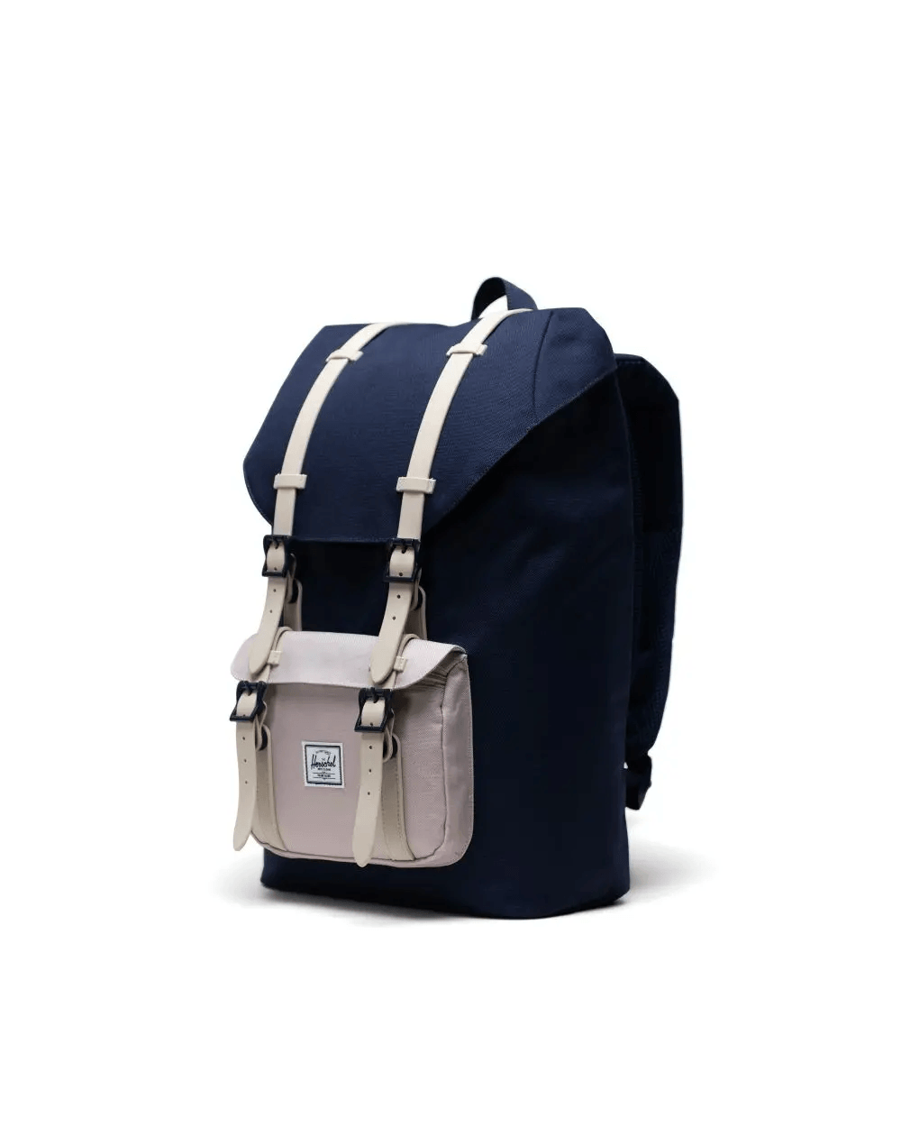 Mochila Herschel Little America Mid Volume Peacoat Pelican - ECRU