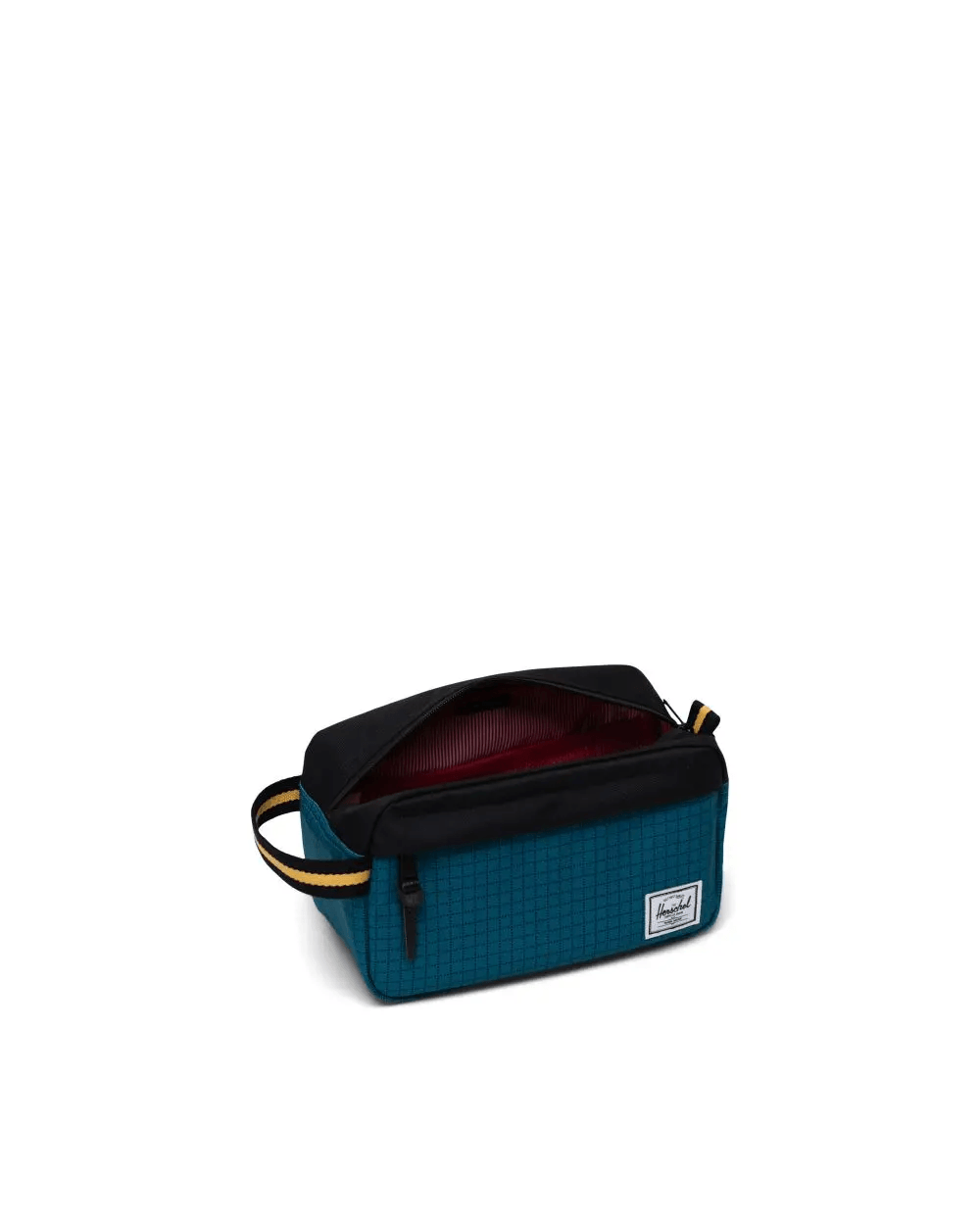 Neceser Herschel Chapter Travel Kit Harbour Blue Grid Black Amber - ECRU