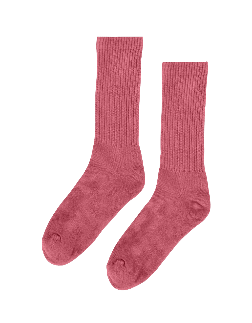 Organic Colorful Standard Active Sock Raspberry Pink - ECRU