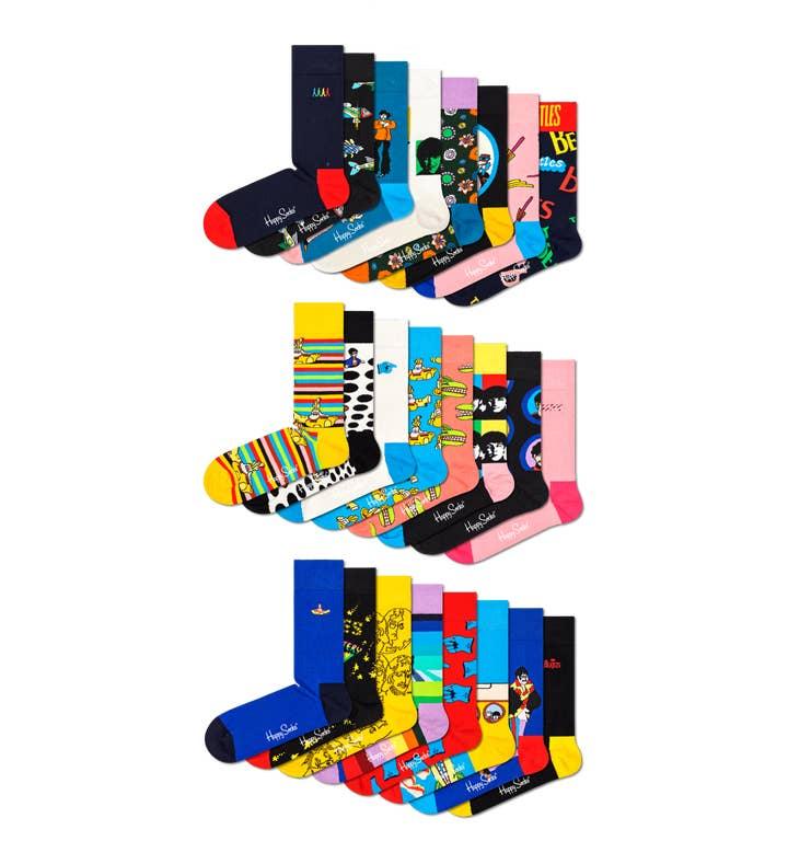 Pack Coleccionista de 24 Calcetines Beatles Gift Set - ECRU