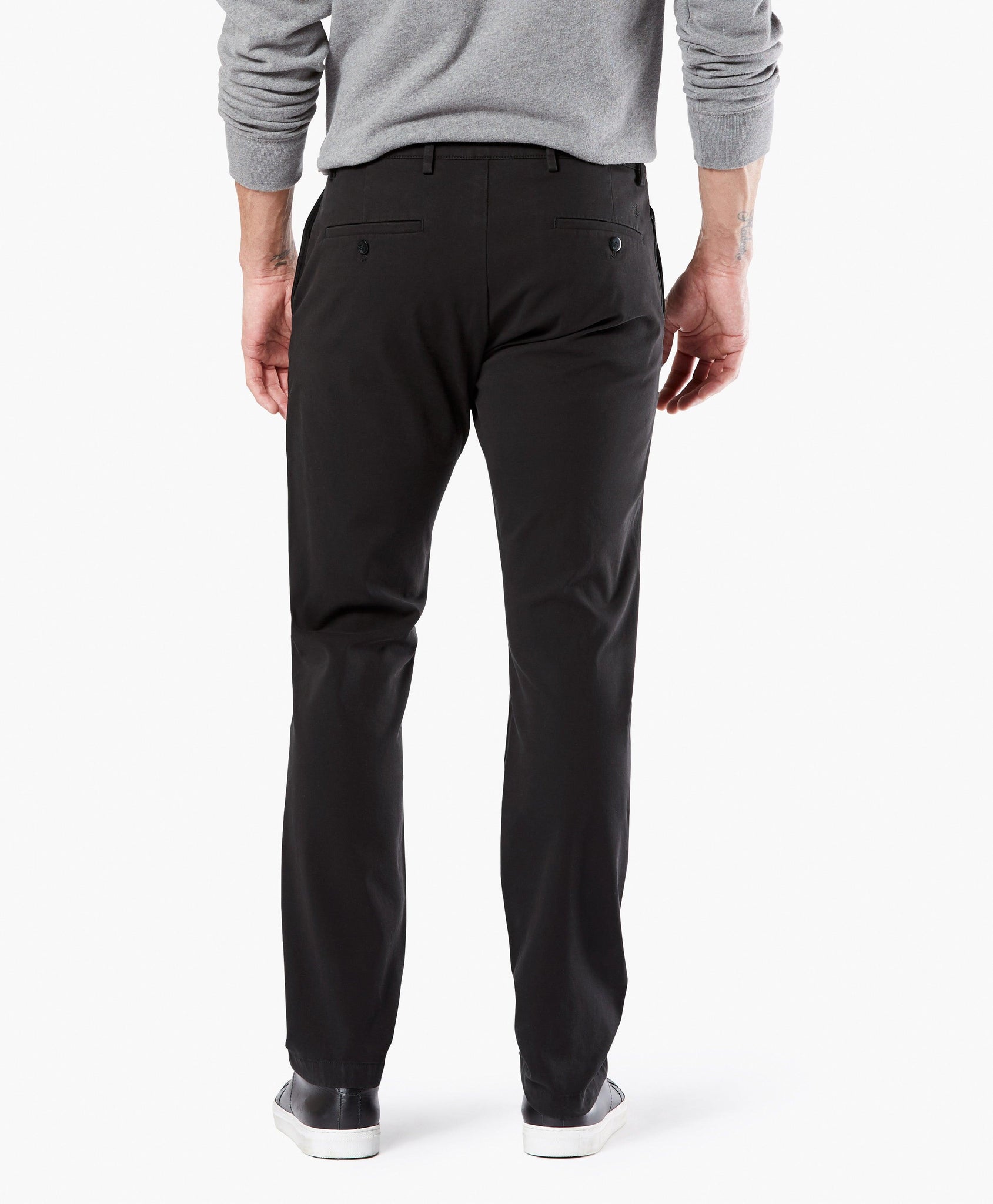 Pantalones Chinos Slim Fit Smart 360 Flex Negro - ECRU