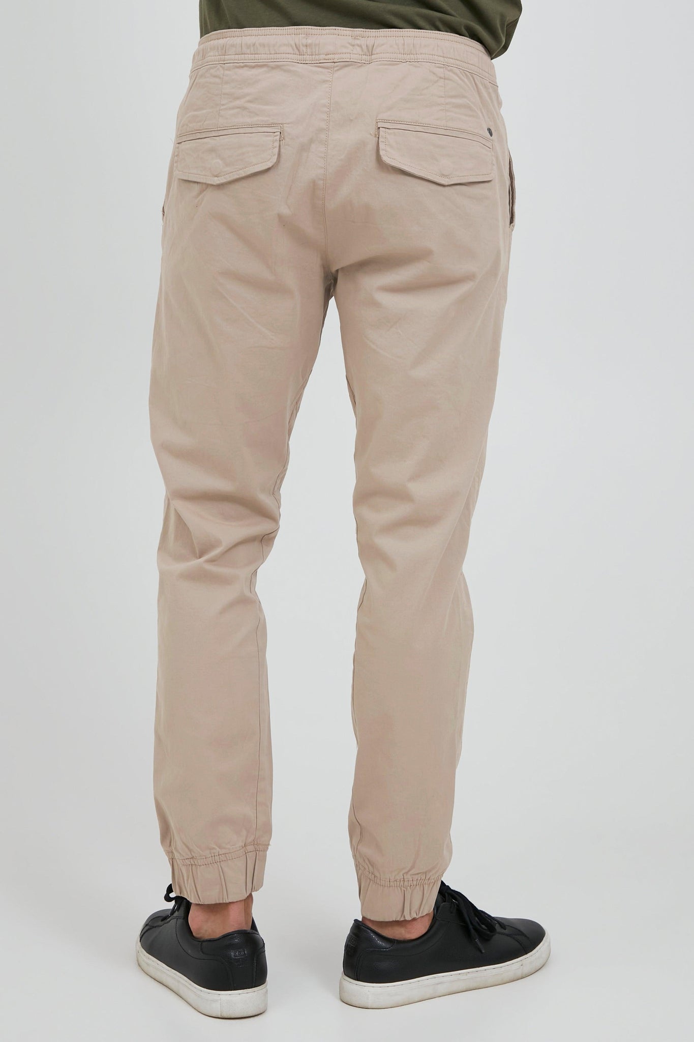 Pantalones Slim-Truc Cuff Simple Taupe - ECRU