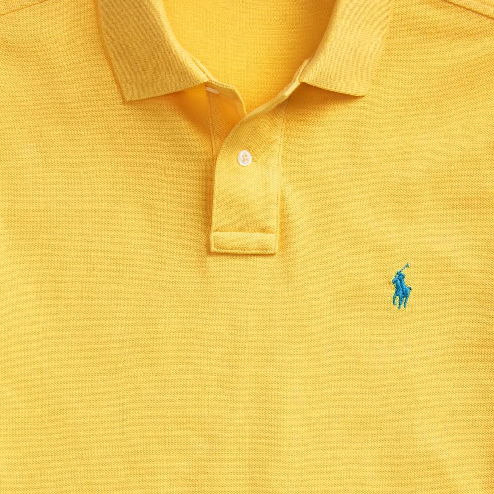 Polo de piqué Custom Slim Fit - ECRU