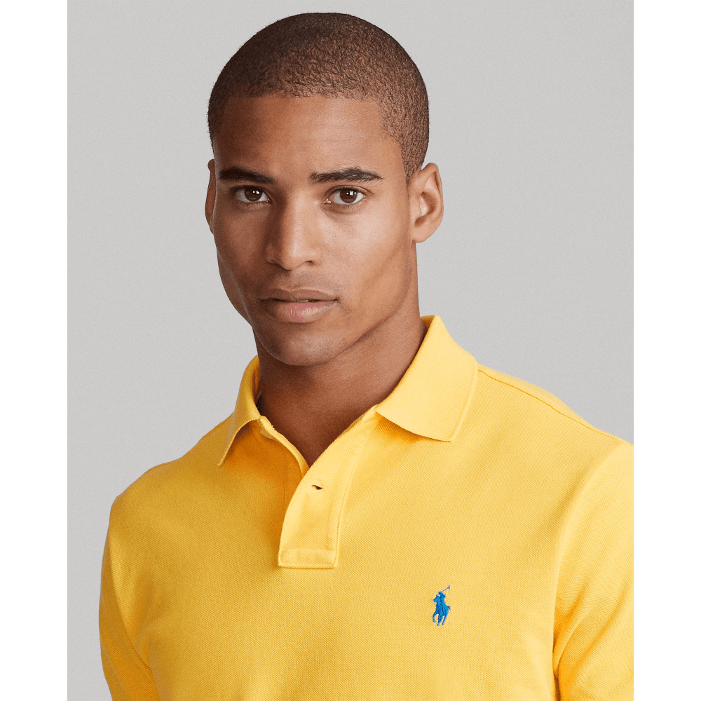 Polo de piqué Custom Slim Fit - ECRU