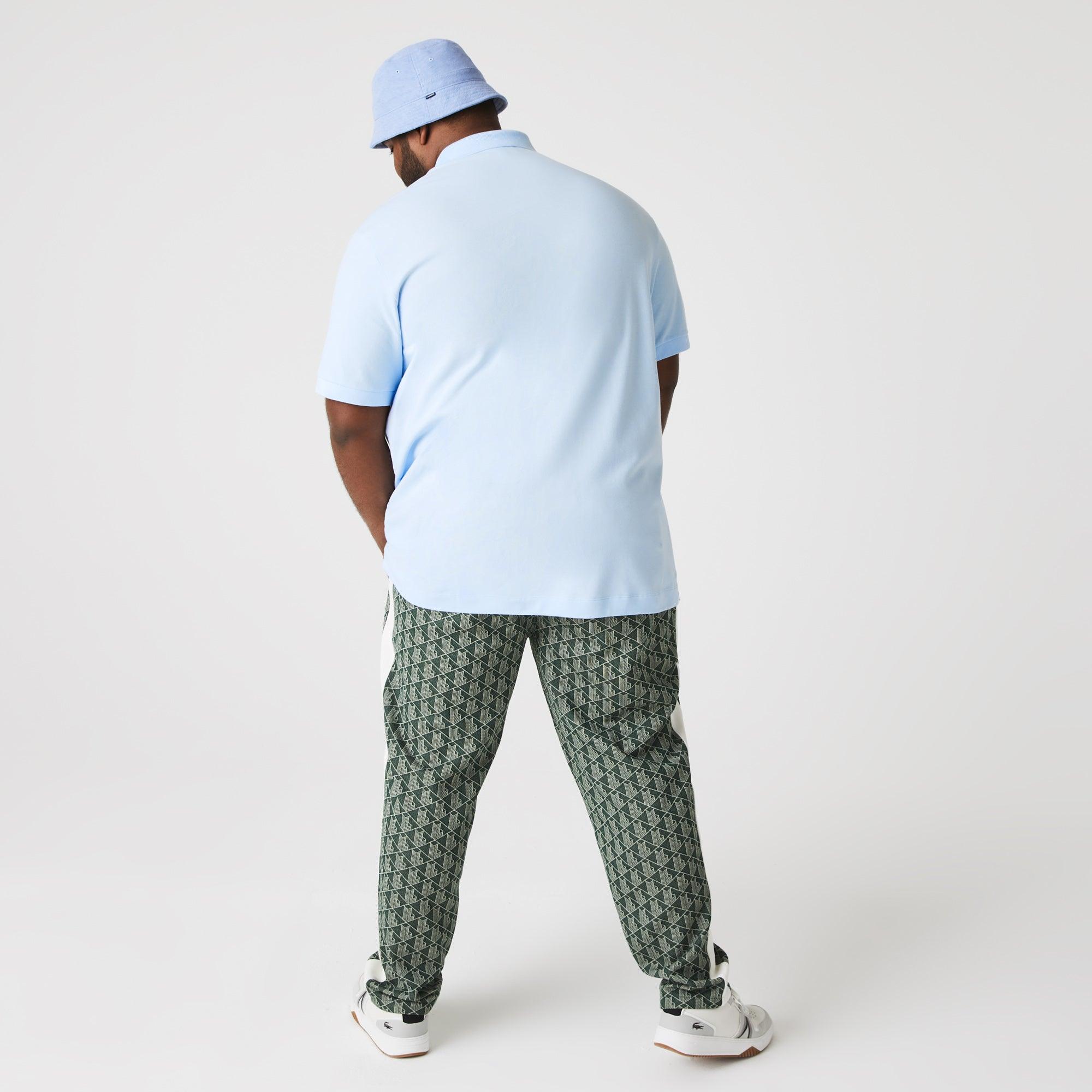 Polo Lacoste Paris Regular Fit Bleu Clair - ECRU