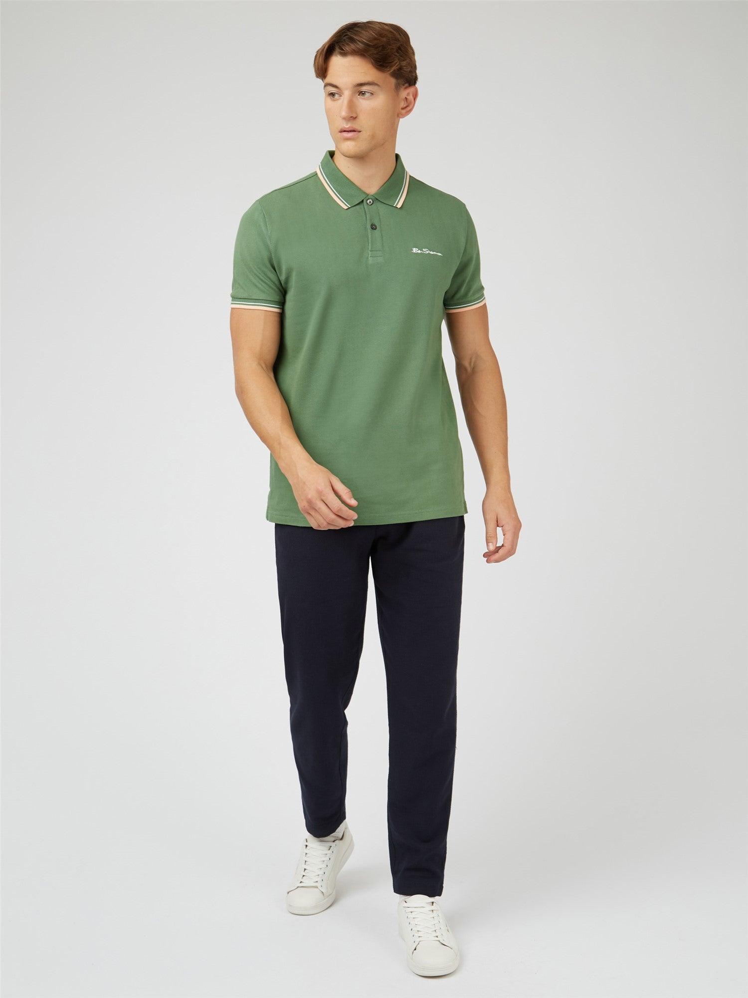 Polo Signature Ben Sherman Rich Fern - ECRU