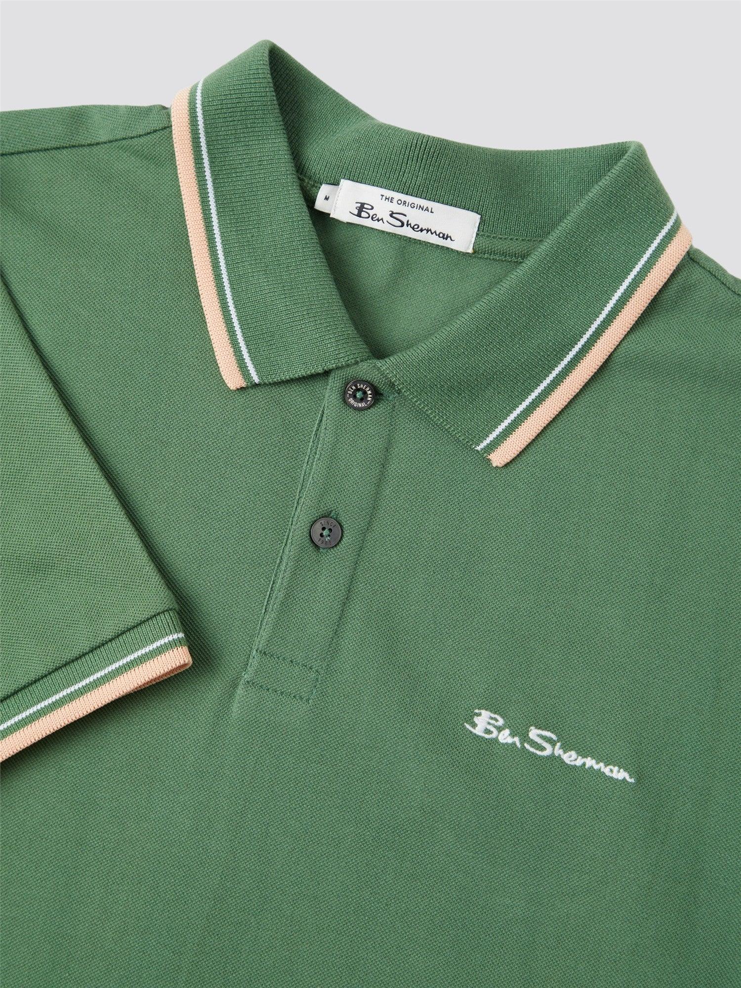 Polo Signature Ben Sherman Rich Fern - ECRU