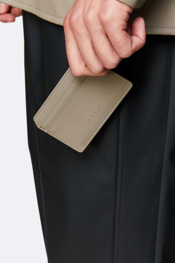 Rains Tarjetero Card Holder Taupe - ECRU