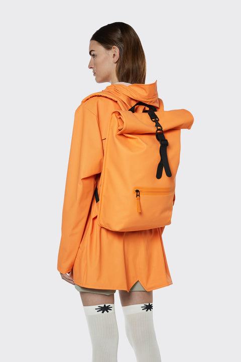 Rolltop Rucksack Orange - ECRU