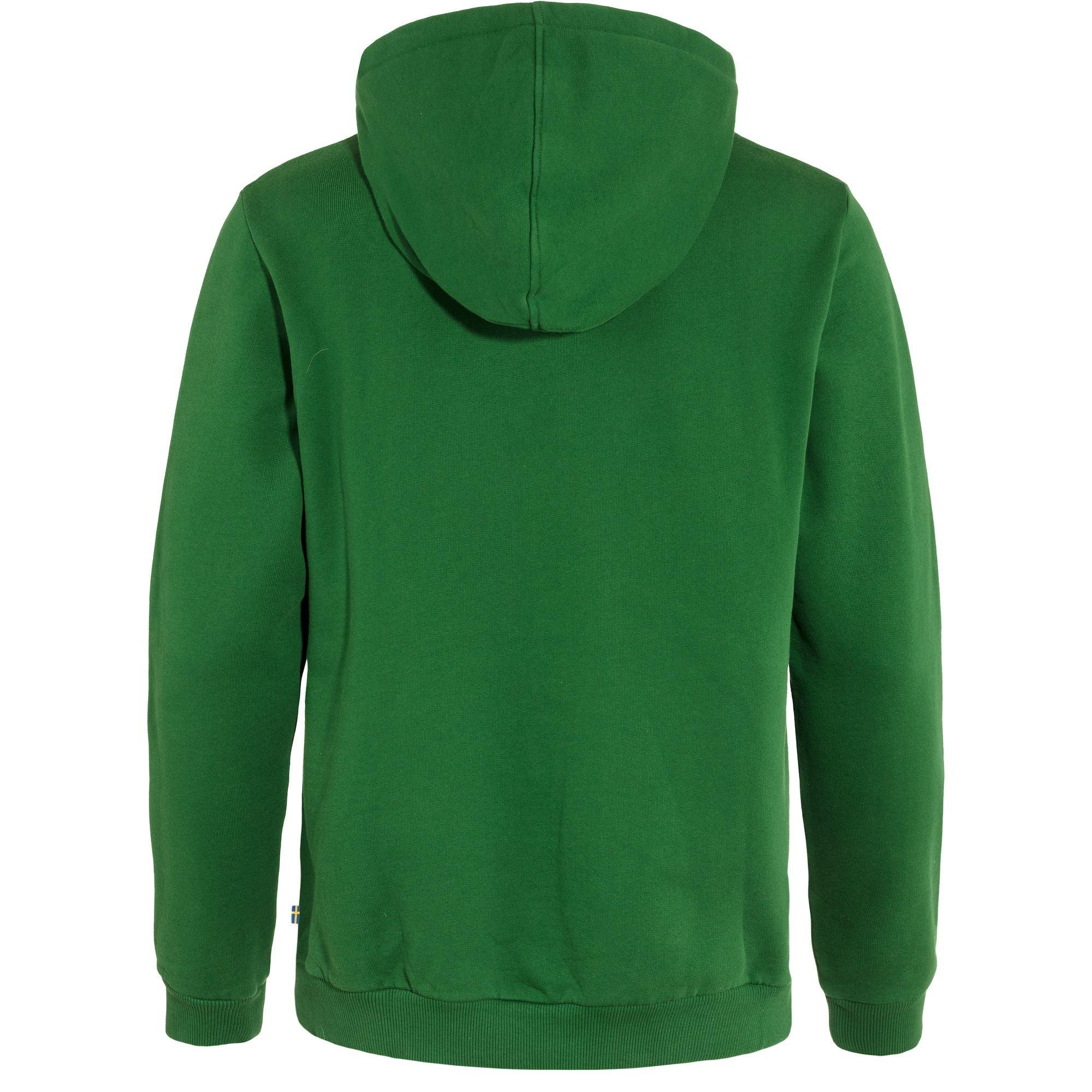 Sudadera con Gorro y Logo Fjallraven Palm Green - ECRU