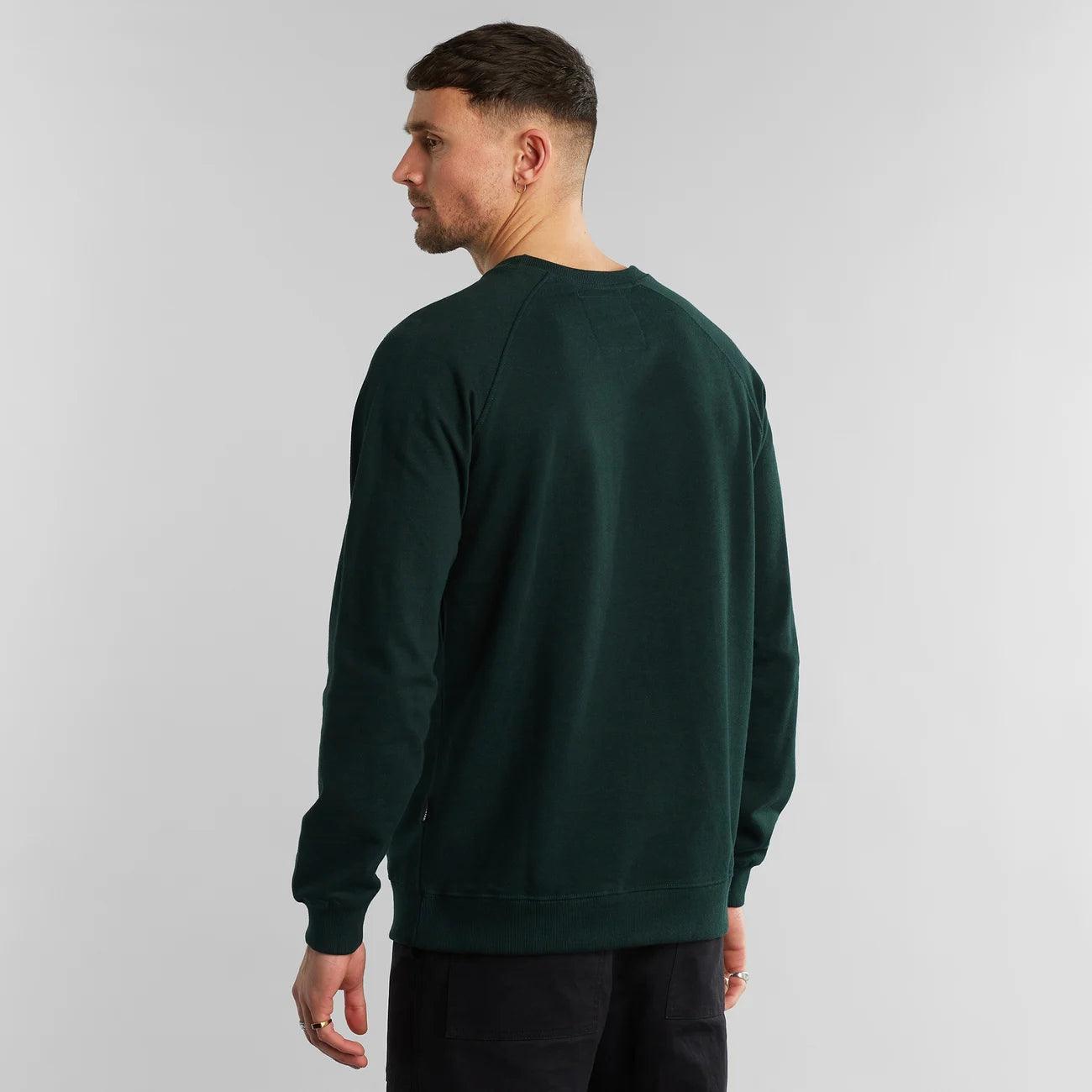 Sudadera Malmoe Tent EMB Dark Green - ECRU