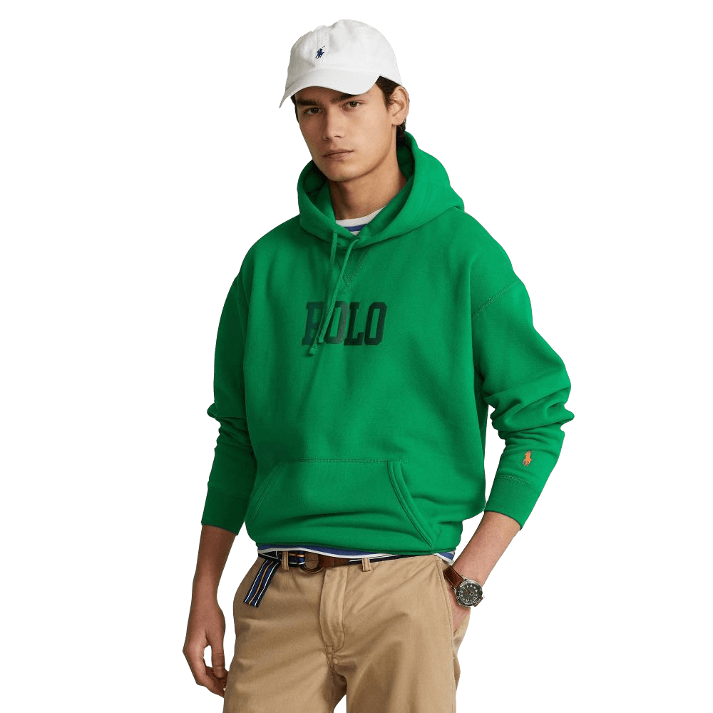 Sudadera Polo manga larga y gorro - ECRU