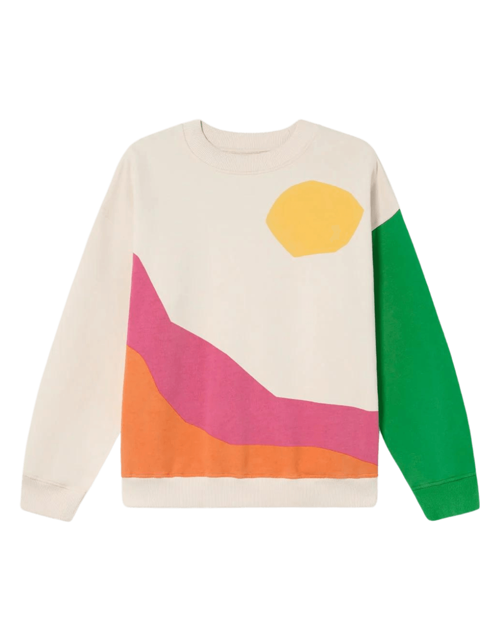 Sudadera Thinking Mu de Mujer Sunset - ECRU