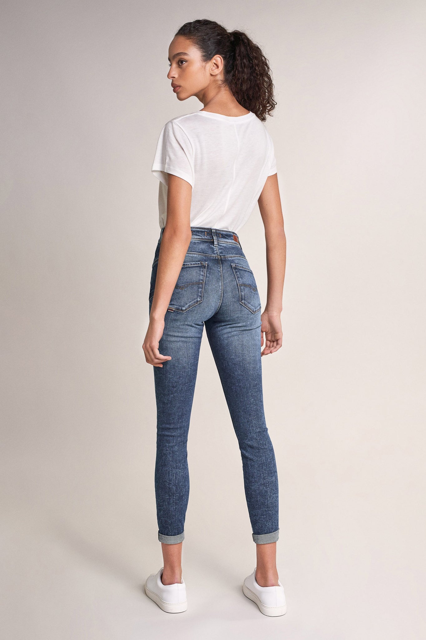 Vaqueros Push In Secret Glamour skinny - ECRU