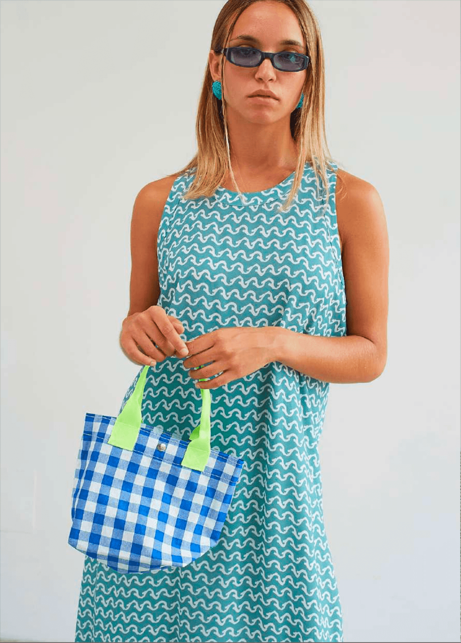 Vestido Dr Bloom Marni Estampado Olas Agua - ECRU