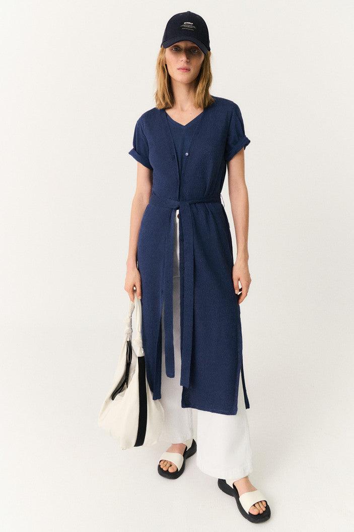 Vestido Sunflower Blue Indigo - ECRU