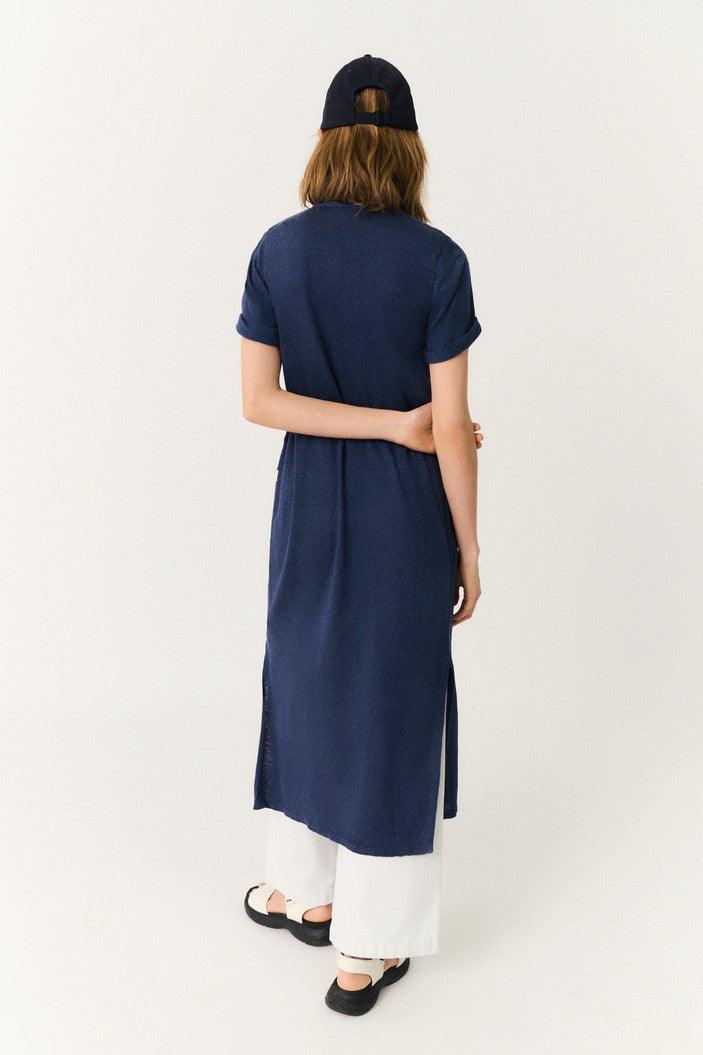 Vestido Sunflower Blue Indigo - ECRU